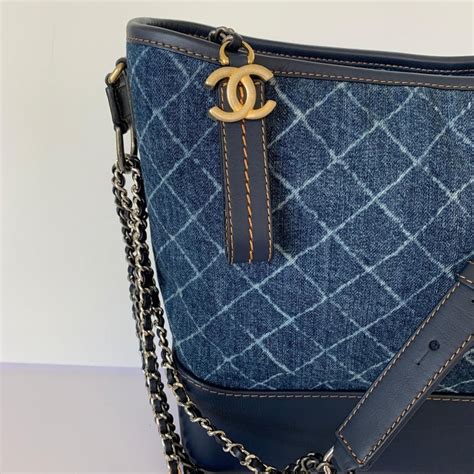 chanel hippie bag|chanel denim hobo bag.